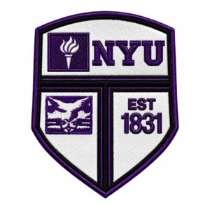 NYU University Crest Embroidered Patch