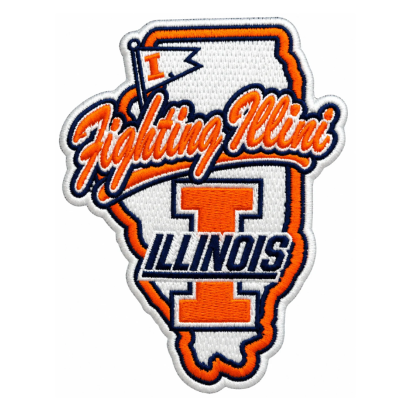 Illinois Fighting Illini Embroidered Patch