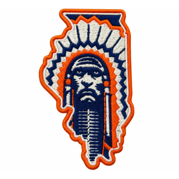 Illinois Fighting Illini Chief Embroidered Patch