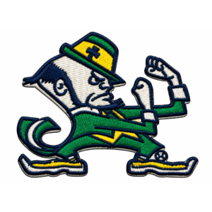 Notre Dame Fighting Irish Leprechaun Embroidered Patch
