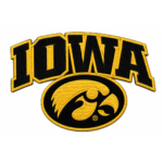Iowa Hawkeyes Logo Embroidered Patch