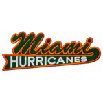 Miami Hurricanes Script Embroidered Patch