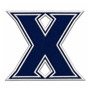 Xavier University X Embroidered Patch