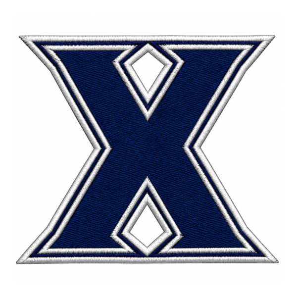 Xavier University X Embroidered Patch