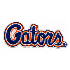 Florida Gators Script Embroidered Patch