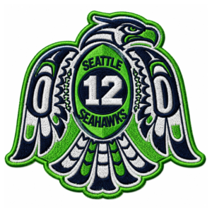 Seattle Seahawks 12th Man Embroidered Patch