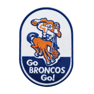 Denver Go Broncos Go Embroidered Patch
