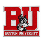 Boston University Terrier Embroidered Patch