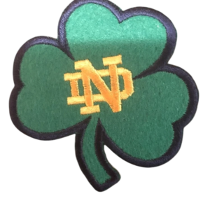Notre Dame Logo Flowers Patch