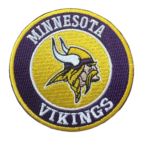 Minnesota Vikings Round Patch