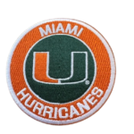 Miami Hurricanes Round Patch