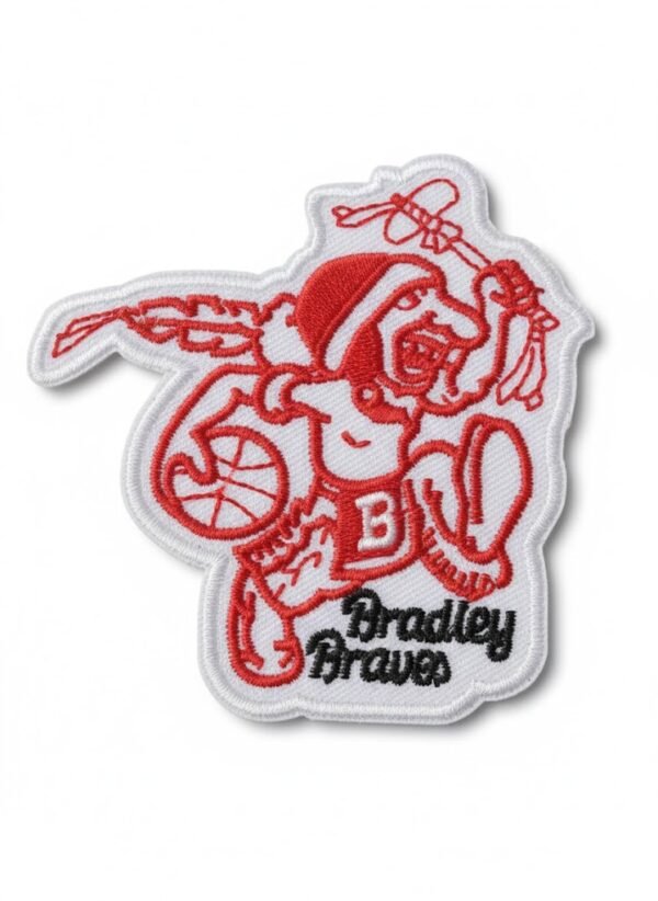 Bradley Braves Embroidered Patch