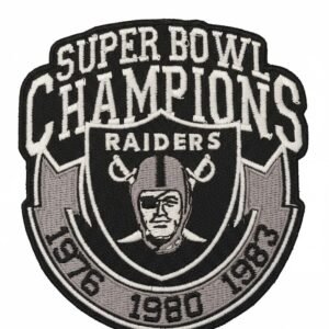 Super Bowl Champions Raiders Patch