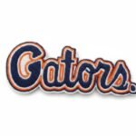 Gators Text Embroidered Patch