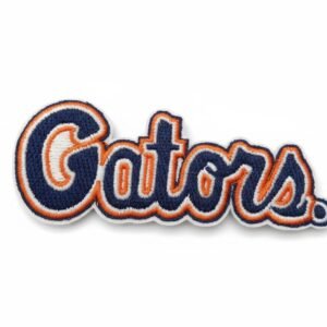 Gators Text Embroidered Patch