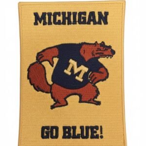 Michigan Go Blue Embroidered Patch