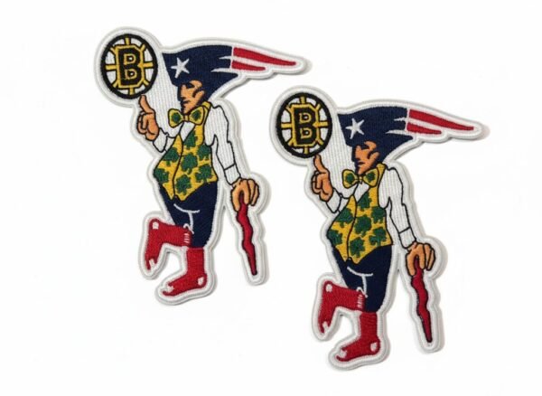 Two Boston Pride Celtics Red Sox Patriots Bruins Patch