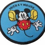 Mickey Mouse Falling Round Patch
