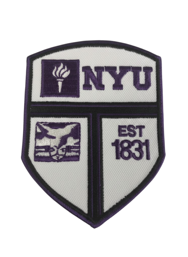 NYU Embroidered Patch