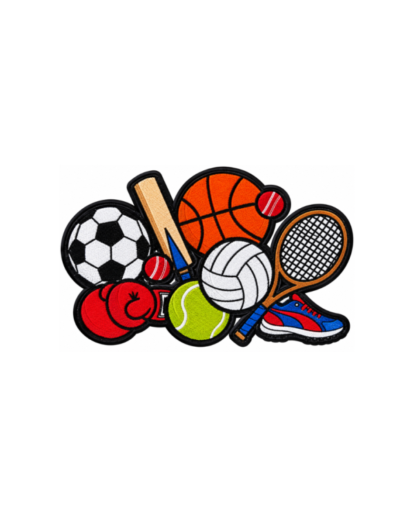 Multi Sports Embroidered Patch