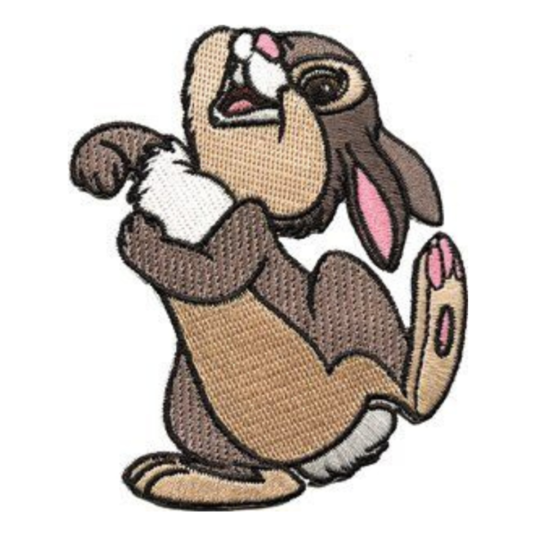 Cute Cartoon Bunny Embroidered Patch