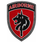 airborne embroidered patch