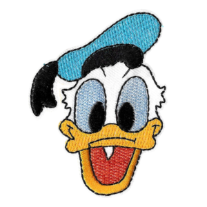 cartoon duck embroidered patch