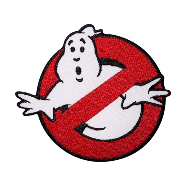 no ghost embroidered patch