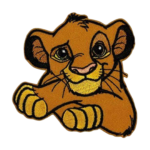 lion cub embroidered patch