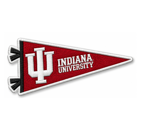Indiana University Pennant Embroidered Patch