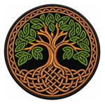 Celtic Tree of Life embroidered patch