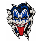 Clown Face Embroidered Patch
