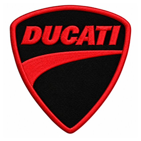 Ducati Motorcycle Embroidered Patch
