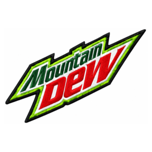 Mountain Dew embroidered patch
