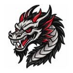 Dragon Head Embroidered Patch