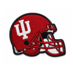 IU Football Helmet Embroidered Patch