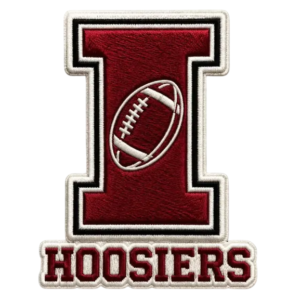 Indiana Hoosiers Football Embroidered Patch