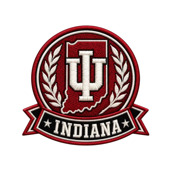 Indiana University IU Embroidered Patch