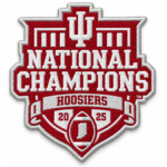 Indiana Hoosiers National Champions 2025 Embroidered Patch