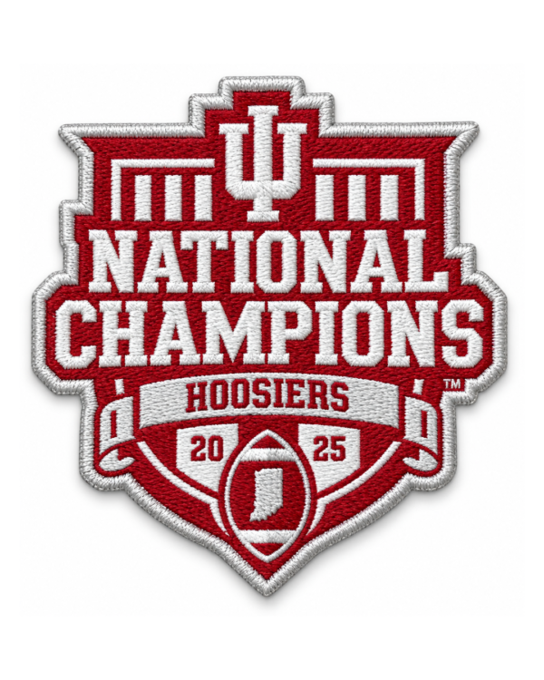 Indiana Hoosiers National Champions 2025 Embroidered Patch