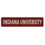 Indiana University Name Embroidered Patch