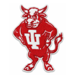 IU Bull Mascot Embroidered Patch