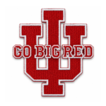 Indiana University Go Big Red Embroidered Patch