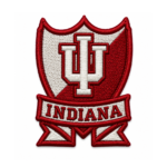 Indiana University IU Shield Embroidered Patch