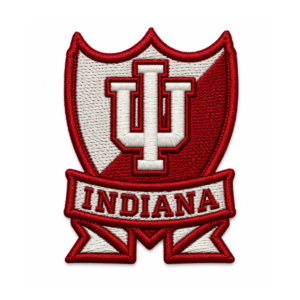 Indiana University IU Shield Embroidered Patch