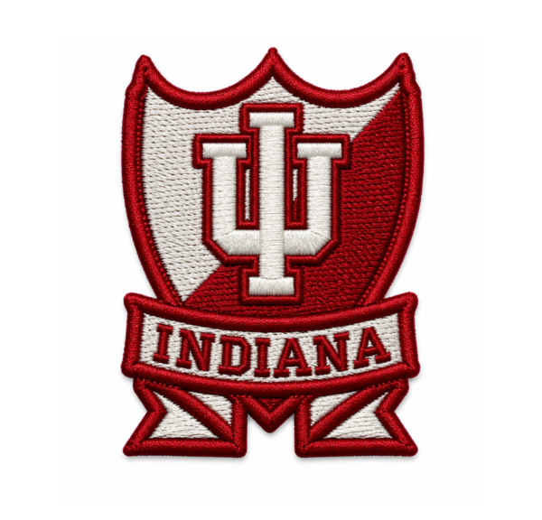 Indiana University IU Shield Embroidered Patch