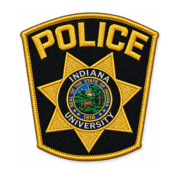 Indiana University State Police Embroidered Patch