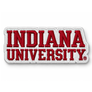 Indiana University Embroidered Patch
