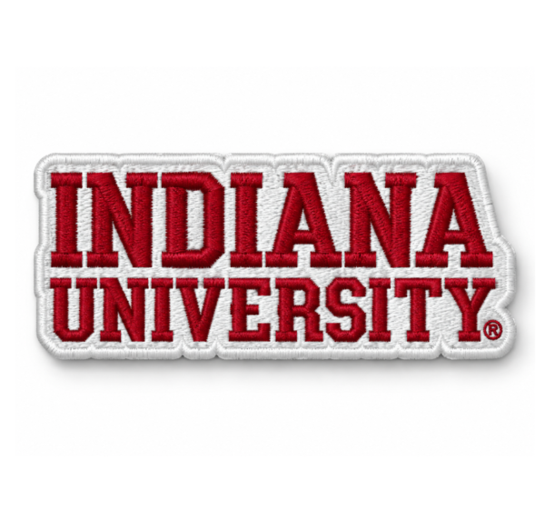 Indiana University Embroidered Patch