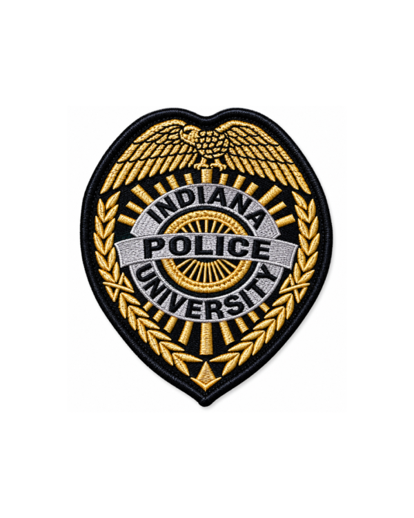 Indiana Police Badge Embroidered Patch